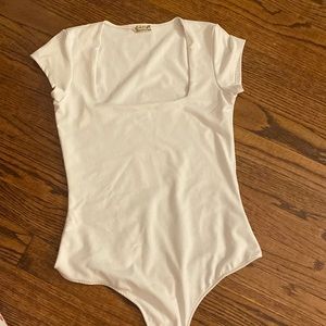 free people Fare and Square neck Duo body suit